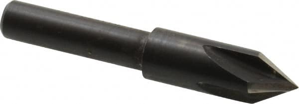 Cleveland - 1/4" Head Diam, 3/16" Shank Diam, 4 Flute 60° High Speed Steel Countersink - Apex Tool & Supply
