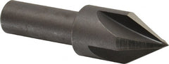 Cleveland - 3/4" Head Diam, 1/2" Shank Diam, 4 Flute 60° High Speed Steel Countersink - Apex Tool & Supply