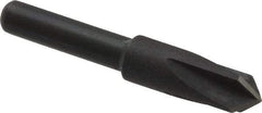 Cleveland - 1/4" Head Diam, 3/16" Shank Diam, 4 Flute 90° High Speed Steel Countersink - Oxide Finish, 1-7/16" OAL, Single End, Straight Shank, Right Hand Cut - Apex Tool & Supply