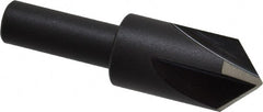 Cleveland - 5/8" Head Diam, 3/8" Shank Diam, 4 Flute 90° High Speed Steel Countersink - Apex Tool & Supply