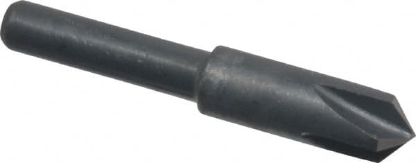 Cleveland - 1/4" Head Diam, 3/16" Shank Diam, 4 Flute 100° High Speed Steel Countersink - Apex Tool & Supply