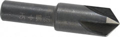 Cleveland - 1/2" Head Diam, 3/8" Shank Diam, 4 Flute 100° High Speed Steel Countersink - Oxide Finish, 1-27/32" OAL, Single End, Straight Shank, Right Hand Cut - Apex Tool & Supply