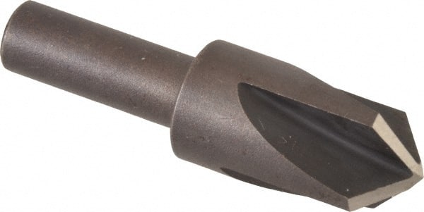 Cleveland - 5/8" Head Diam, 3/8" Shank Diam, 4 Flute 100° High Speed Steel Countersink - Apex Tool & Supply
