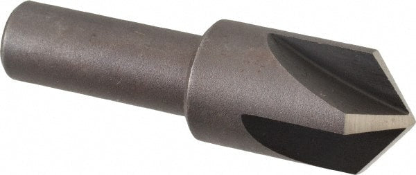 Cleveland - 3/4" Head Diam, 1/2" Shank Diam, 4 Flute 100° High Speed Steel Countersink - Apex Tool & Supply