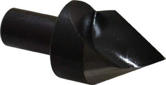 Cleveland - 1-1/2" Head Diam, 3/4" Shank Diam, 1 Flute 60° High Speed Steel Countersink - Oxide Finish, 2-7/8" OAL, Single End, Straight Shank, Right Hand Cut - Apex Tool & Supply