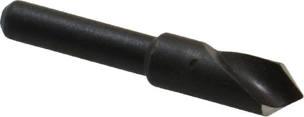 Cleveland - 1/4" Head Diam, 3/16" Shank Diam, 1 Flute 82° High Speed Steel Countersink - Apex Tool & Supply