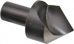Cleveland - 1-1/2" Head Diam, 3/4" Shank Diam, 1 Flute 82° High Speed Steel Countersink - Oxide Finish, 2-7/8" OAL, Single End, Straight Shank, Right Hand Cut - Apex Tool & Supply