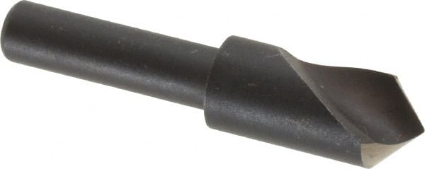 Cleveland - 3/8" Head Diam, 1/4" Shank Diam, 1 Flute 90° High Speed Steel Countersink - Apex Tool & Supply