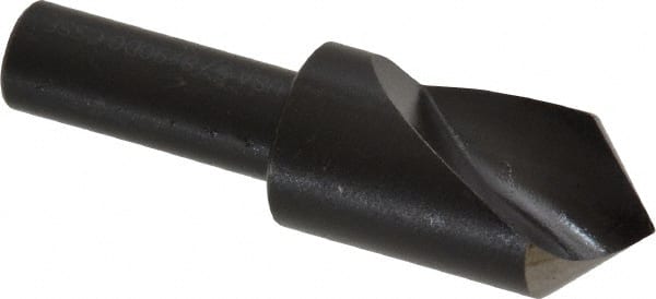 Cleveland - 5/8" Head Diam, 3/8" Shank Diam, 1 Flute 90° High Speed Steel Countersink - Apex Tool & Supply