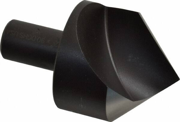 Cleveland - 2" Head Diam, 3/4" Shank Diam, 1 Flute 82° High Speed Steel Countersink - Apex Tool & Supply