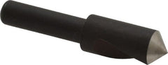 Cleveland - 3/8" Head Diam, 1/4" Shank Diam, 1 Flute 100° High Speed Steel Countersink - Apex Tool & Supply