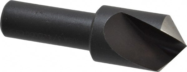 Cleveland - 3/4" Head Diam, 1/2" Shank Diam, 1 Flute 100° High Speed Steel Countersink - Apex Tool & Supply