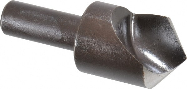 Cleveland - 1" Head Diam, 1/2" Shank Diam, 1 Flute 100° High Speed Steel Countersink - Apex Tool & Supply