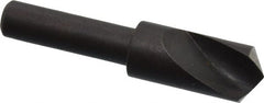 Cleveland - 3/8" Head Diam, 1/4" Shank Diam, 1 Flute 120° High Speed Steel Countersink - Apex Tool & Supply