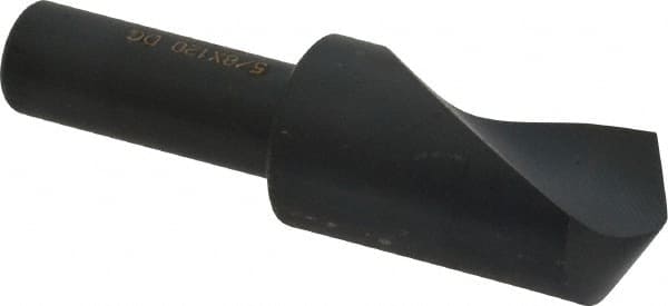 Cleveland - 5/8" Head Diam, 3/8" Shank Diam, 1 Flute 120° High Speed Steel Countersink - Apex Tool & Supply