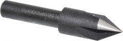 Cleveland - 3/8" Head Diam, 1/4" Shank Diam, 3 Flute 60° High Speed Steel Countersink - Apex Tool & Supply