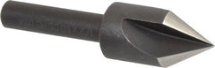 Cleveland - 1/2" Head Diam, 1/4" Shank Diam, 3 Flute 60° High Speed Steel Countersink - Apex Tool & Supply