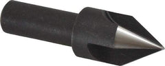 Cleveland - 3/4" Head Diam, 1/2" Shank Diam, 3 Flute 60° High Speed Steel Countersink - Oxide Finish, 2-5/8" OAL, Single End, Straight Shank, Right Hand Cut - Apex Tool & Supply