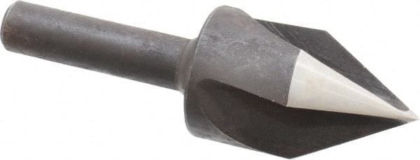 Cleveland - 1-1/4" Head Diam, 1/2" Shank Diam, 3 Flute 60° High Speed Steel Countersink - Apex Tool & Supply