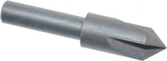 Cleveland - 3/8" Head Diam, 1/4" Shank Diam, 3 Flute 82° High Speed Steel Countersink - Apex Tool & Supply