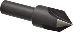 Cleveland - 3/4" Head Diam, 1/2" Shank Diam, 3 Flute 82° High Speed Steel Countersink - Oxide Finish, 2-5/8" OAL, Single End, Straight Shank, Right Hand Cut - Apex Tool & Supply