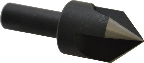 Cleveland - 1" Head Diam, 1/2" Shank Diam, 3 Flute 82° High Speed Steel Countersink - Apex Tool & Supply