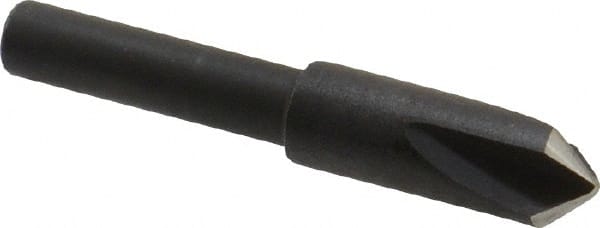 Cleveland - 1/4" Head Diam, 3/16" Shank Diam, 3 Flute 90° High Speed Steel Countersink - Apex Tool & Supply