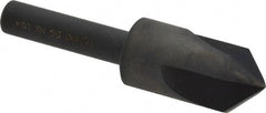 Cleveland - 1/2" Head Diam, 1/4" Shank Diam, 3 Flute 90° High Speed Steel Countersink - Apex Tool & Supply