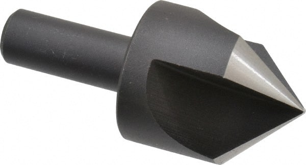 Cleveland - 1-1/4" Head Diam, 1/2" Shank Diam, 3 Flute 90° High Speed Steel Countersink - Apex Tool & Supply