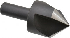 Cleveland - 1-1/4" Head Diam, 1/2" Shank Diam, 3 Flute 90° High Speed Steel Countersink - Apex Tool & Supply