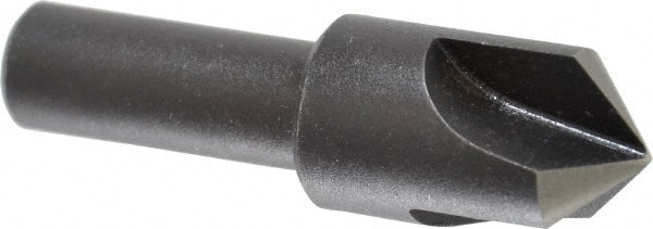 Cleveland - 3/4" Head Diam, 1/2" Shank Diam, 3 Flute 100° High Speed Steel Countersink - Apex Tool & Supply