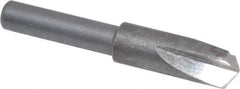 Cleveland - 1/4" Head Diam, 3/16" Shank Diam, 3 Flute 120° High Speed Steel Countersink - Oxide Finish, 1-7/16" OAL, Single End, Straight Shank, Right Hand Cut - Apex Tool & Supply