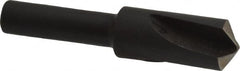 Cleveland - 3/8" Head Diam, 1/4" Shank Diam, 3 Flute 120° High Speed Steel Countersink - Apex Tool & Supply