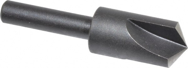 Cleveland - 1/2" Head Diam, 1/4" Shank Diam, 3 Flute 120° High Speed Steel Countersink - Apex Tool & Supply