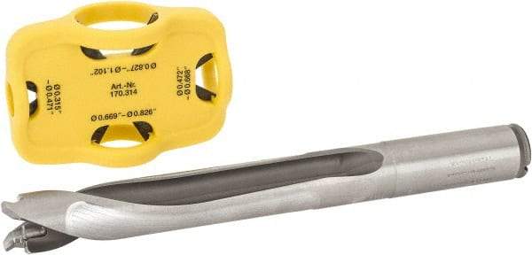 Kennametal - 19 to 19.99mm Diam, 5xD, 3.94" Max Depth, 3/4" Shank Diam, 5" Flute, 7.13" OAL, Replaceable Tip Drill - X Seat Size, Series KenTIP - Apex Tool & Supply