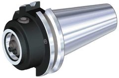 Kennametal - KM32 System Size, DV50 Taper, Modular Tool Holding System Adapter - 40mm Projection, 70mm Body Diam, 141.6mm OAL, Through Coolant - Exact Industrial Supply