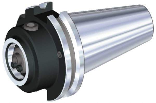 Kennametal - KM63 System Size, DV50 Taper, Modular Tool Holding System Adapter - 140mm Projection, 70mm Body Diam, 241.6mm OAL, Through Coolant - Exact Industrial Supply