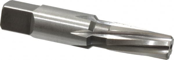 Cleveland - 1/8" Pipe, 0.362" Diam, 0.316" Small End Diam, Straight Shank, 19.05mm Flute, Taper Pipe Reamer - Apex Tool & Supply