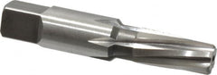 Cleveland - 1/8" Pipe, 0.362" Diam, 0.316" Small End Diam, Straight Shank, 19.05mm Flute, Taper Pipe Reamer - Apex Tool & Supply