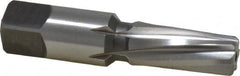 Cleveland - 1/4" Pipe, 0.472" Diam, 13/32" Small End Diam, Straight Shank, 1-1/16" Flute, Taper Pipe Reamer - Apex Tool & Supply