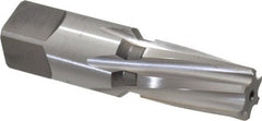 Cleveland - 3/8" Pipe, 0.606" Diam, 0.54" Small End Diam, Straight Shank, 1-1/16" Flute, Taper Pipe Reamer - Apex Tool & Supply
