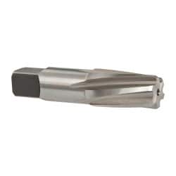 Cleveland - 1/2" Pipe, 3/4" Diam, 0.665" Small End Diam, Straight Shank, 1-3/8" Flute, Taper Pipe Reamer - Apex Tool & Supply