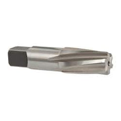 Cleveland - 1/2" Pipe, 3/4" Diam, 0.665" Small End Diam, Straight Shank, 1-3/8" Flute, Taper Pipe Reamer - Apex Tool & Supply
