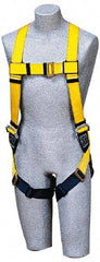 DBI/SALA - 420 Lb Capacity, Size Universal, Full Body Construction Safety Harness - Polyester Webbing, Side D-Ring, Pass-Thru Leg Strap, Pass-Thru Chest Strap - Apex Tool & Supply
