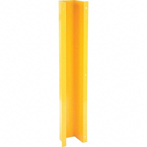Vestil - 9-3/16" Wide x 6-1/8" Deep x 48" High, Steel Column Protector - Fits 5" Columns, Yellow - Apex Tool & Supply