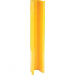 Vestil - 9-3/16" Wide x 6-1/8" Deep x 48" High, Steel Column Protector - Fits 5" Columns, Yellow - Apex Tool & Supply