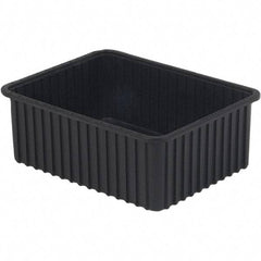 LEWISBins+ - 17-3/8" Wide x 8" High, Black Bin Divider Box - Use with DV1780 Short, DV2280 Long - Apex Tool & Supply