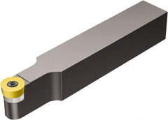 Sandvik Coromant - SRDC, Neutral Cut, 32mm Shank Height x 25mm Shank Width, Neutral Rake Indexable Turning Toolholder - 170mm OAL, RCMT 10 T3 M0 Insert Compatibility, Series CoroTurn 107 - Apex Tool & Supply