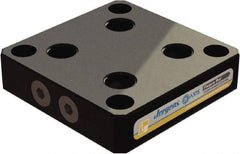 Jergens - 130mm Long x 130mm Wide x 30mm High Aluminum Fixture Plate - 30mm Plate Thickness - Apex Tool & Supply