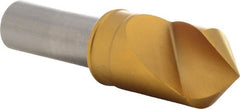 M.A. Ford - 3/4" Head Diam, 1/2" Shank Diam, 1 Flute 90° High Speed Steel Countersink - Apex Tool & Supply